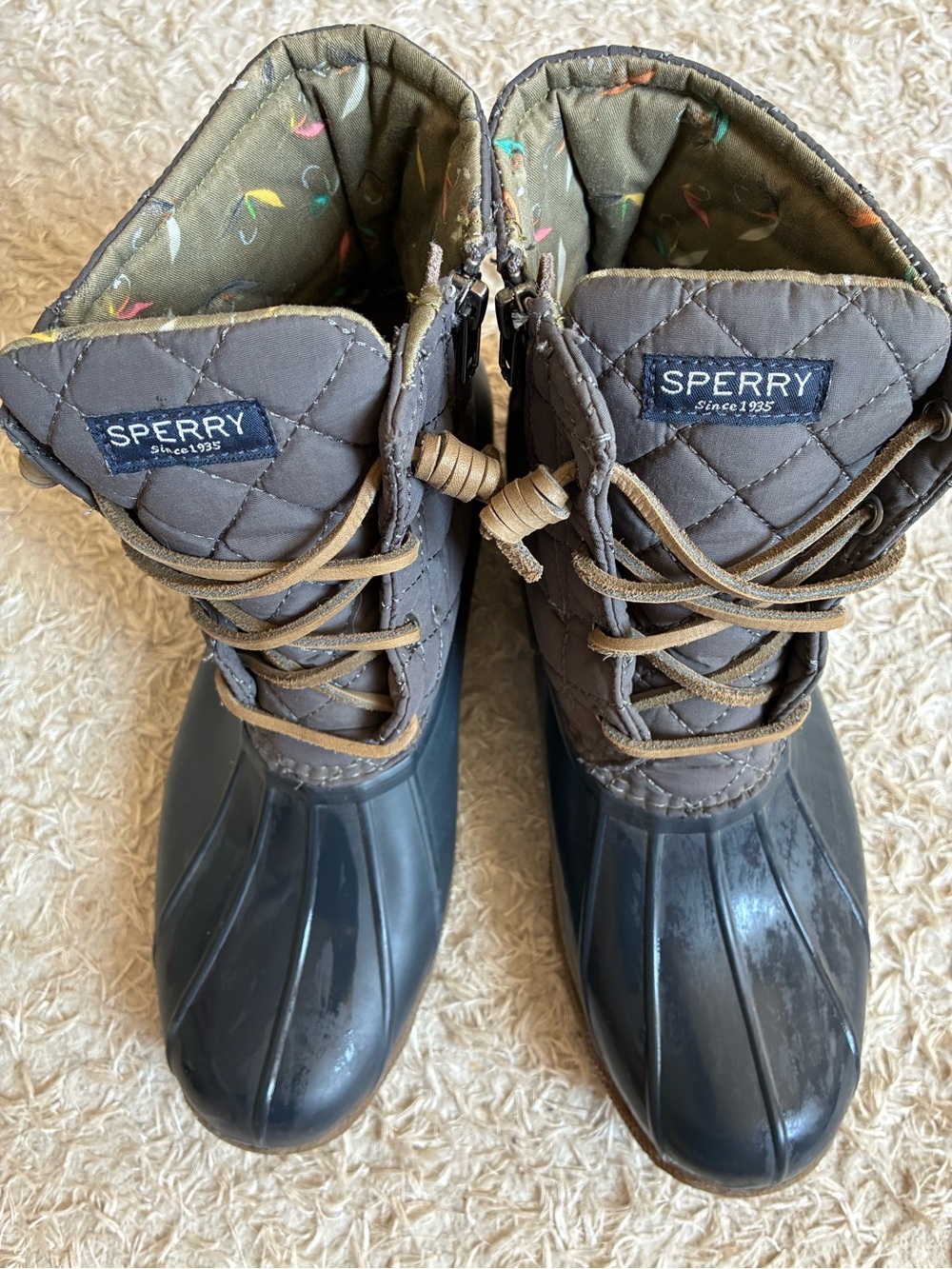 Sperry Women's Saltwater Quilted Duck Boots